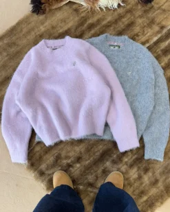 Nude Project Premium Alpaca Sweater Lilac Sale