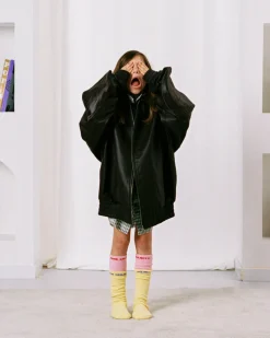 Nude Project "The" Leather Jacket Brown Clearance