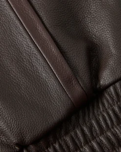 Nude Project "The" Leather Jacket Brown Clearance