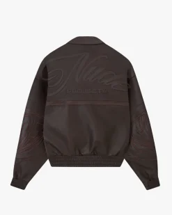Nude Project "The" Leather Jacket Brown Clearance
