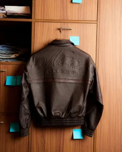 Nude Project "The" Leather Jacket Brown Clearance