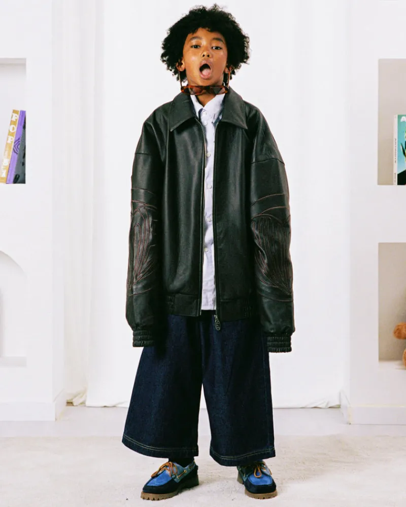 Nude Project "The" Leather Jacket Brown Clearance