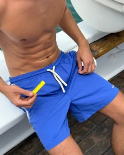 Nude Project "The" Swimshorts Blue New