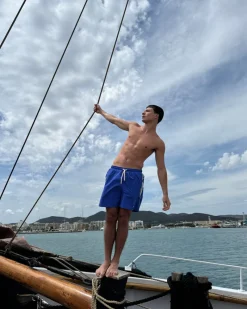 Nude Project "The" Swimshorts Blue New