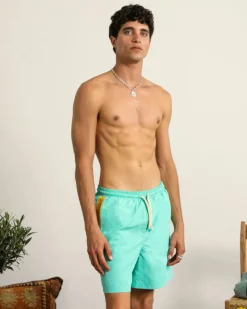 Nude Project "The" Swimshorts Cyan Outlet