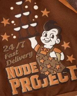 Nude Project "The" Varsity Bomber Jacket Outlet