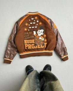 Nude Project "The" Varsity Bomber Jacket Outlet