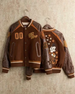 Nude Project "The" Varsity Bomber Jacket Outlet