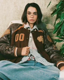 Nude Project "The" Varsity Bomber Jacket Outlet