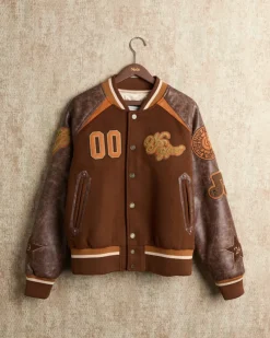 Nude Project "The" Varsity Bomber Jacket Outlet