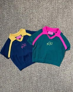 Nude Project R10 Knit Polo Navy Sale