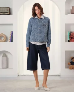 Nude Project Raw Capicci Capri Jeans Indigo Discount