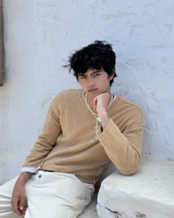 Nude Project Reversed Seams Knit Brown New