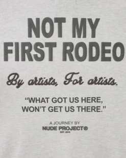 Nude Project Rodeo Hoodie Grey Melange Online