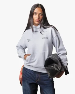 Nude Project Rodeo Hoodie Grey Melange Online