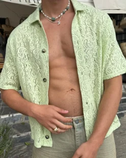 Nude Project Romantica Shirt Green Clearance