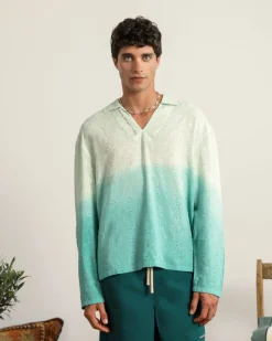 Nude Project Romeo Shirt Blue New