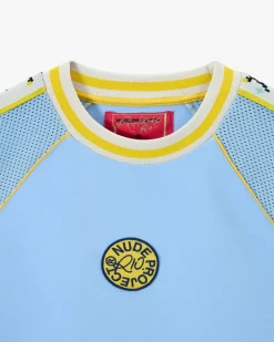 Nude Project Samba Top Light Blue Hot