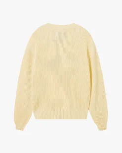 Nude Project Script Knit Sweater Offwhite New