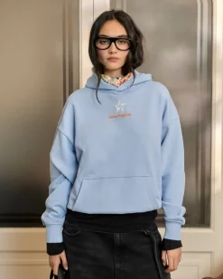 Nude Project Seoul Hoodie Light Blue New