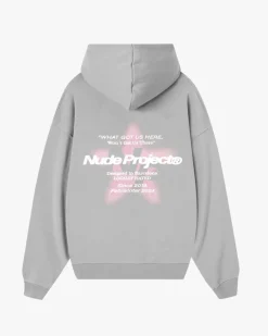 Nude Project Seoul Hoodie Light Grey Clearance
