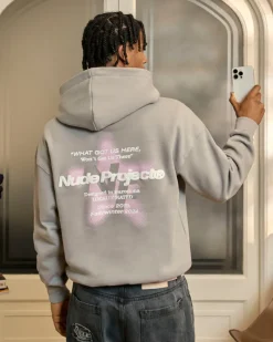 Nude Project Seoul Hoodie Light Grey Clearance