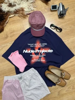 Nude Project Seoul Tee Navy Best