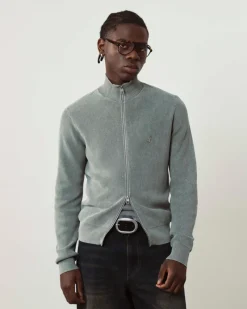 Nude Project Shady Zip-Up Knit Cardigan Green New