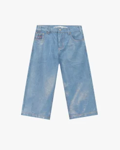 Nude Project Silver Capicci Capri Jeans Blue Hot