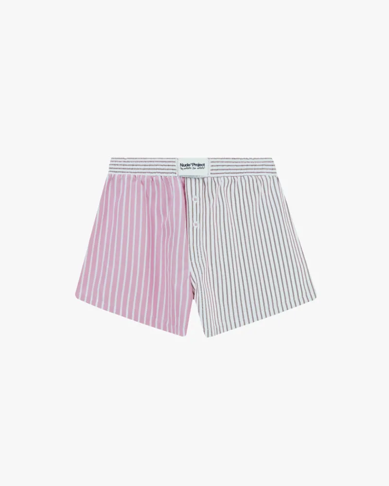 Nude Project Sleek Stripes Boxers Pwk/Dww 2Xpack Clearance