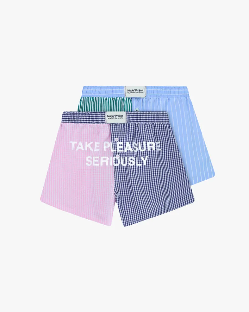 Nude Project Sleek Stripes Boxers Pwk/Tps 2Xpack Sale