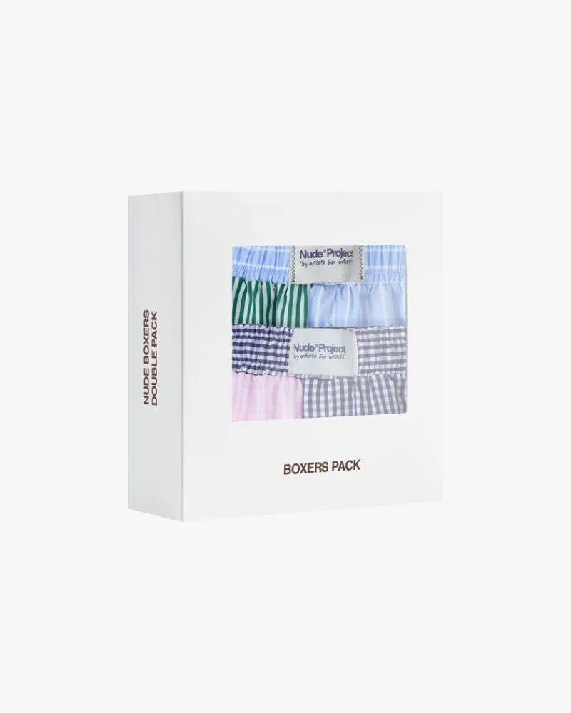Nude Project Sleek Stripes Boxers Pwk/Tps 2Xpack Sale