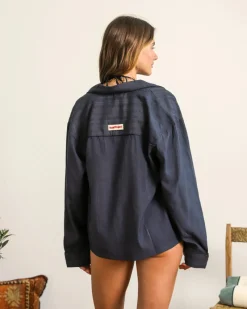 Nude Project Sleepy Shirt Navy Clearance