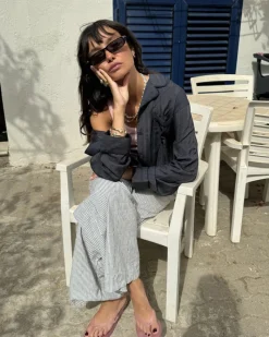 Nude Project Sleepy Shirt Navy Clearance