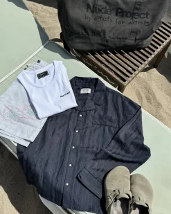 Nude Project Sleepy Shirt Navy Clearance