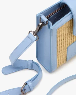 Nude Project Small Raffia Bag Hot