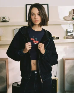 Nude Project Soft Velvet Denim Jacket Outlet