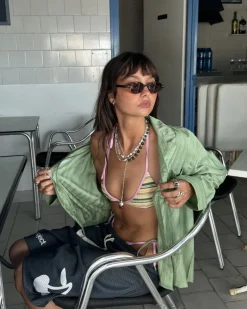 Nude Project Solid Mesh Short Black Fashion