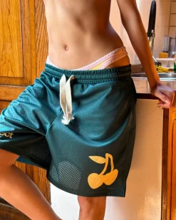 Nude Project Solid Mesh Short Green Online