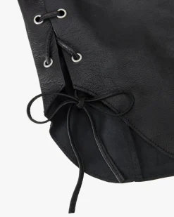 Nude Project Sophisticated Cowgirl Leather Shirt Sale