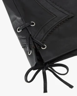 Nude Project Sophisticated Cowgirl Leather Shorts Clearance