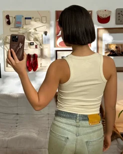 Nude Project Sophisticated Pleasure Tank Top Marshmallow Fashion