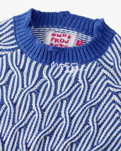 Nude Project Sour Cable Knit Sweater Blue Online