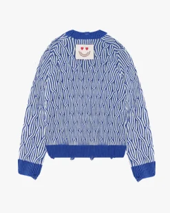 Nude Project Sour Cable Knit Sweater Blue Online
