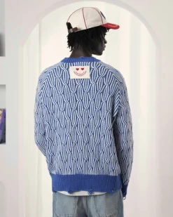 Nude Project Sour Cable Knit Sweater Blue Online