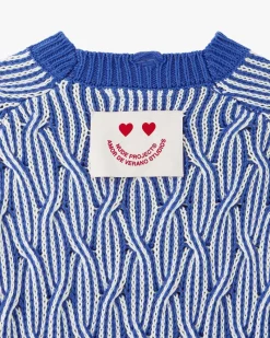 Nude Project Sour Cable Knit Sweater Blue Online