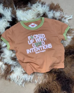 Nude Project Still Fucked Up* Top Brown Sale