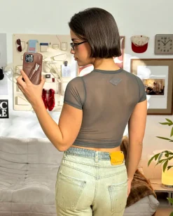 Nude Project Strass Top Ash Fashion