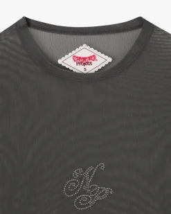 Nude Project Strass Top Ash Fashion