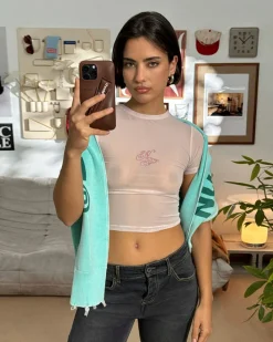 Nude Project Strass Top Pink Hot